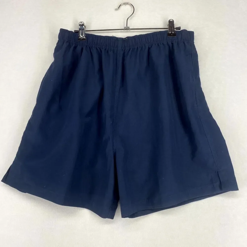 Nat Nast Lined Swim‎ Trunks Fark Blue Color Mens Size M